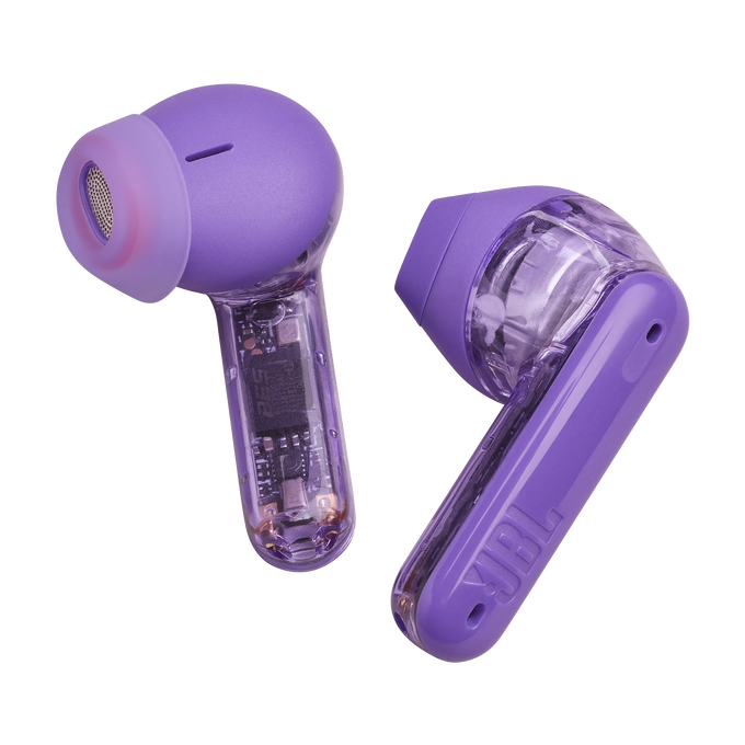 JBL Tune Flex Ghost Edition - Purple Ghost - True wireless Noise Cancelling earbuds - Detailshot 6 image number null